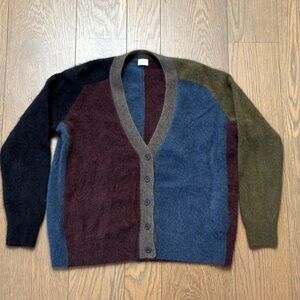 C.T. PLAGE Colorblock Cardigan